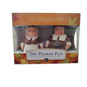 Publix The Pilgrim Pair Collectible Salt and Pepper Shakers 2014